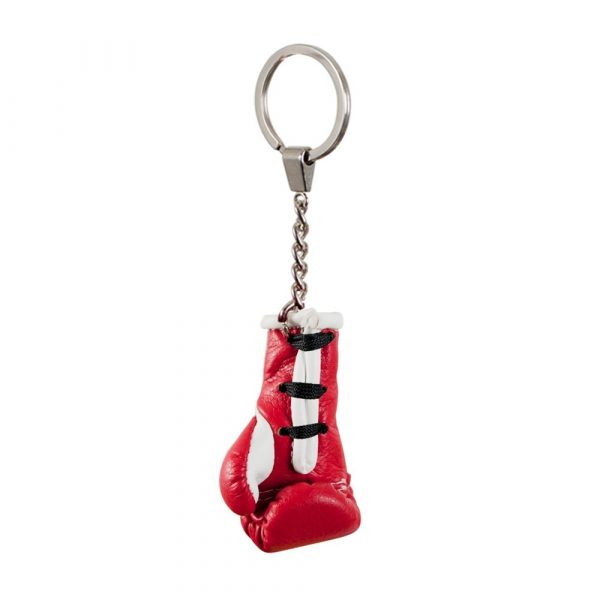 Llavero con guante en miniatura, rojo