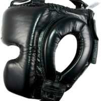 Protector de cabeza con pómulos, negro