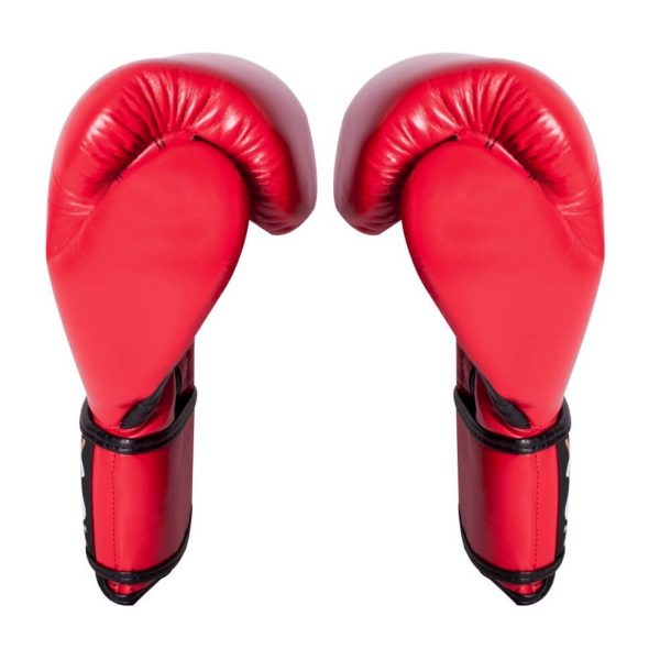 Guantes de entrenamiento de boxeo rojos