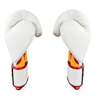 Guantes de entrenamiento 100% auténtica piel con velcro, edición España