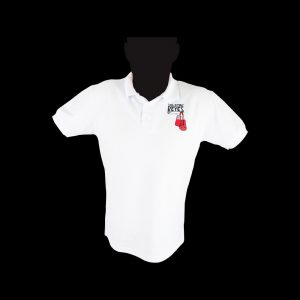 Camiseta tipo polo blanco